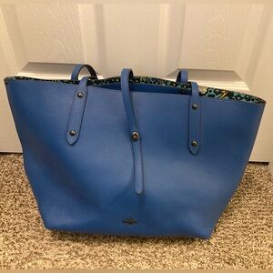 Blue Coach Tote